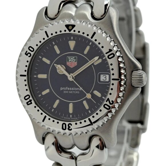 Tag Heuer 38mm Men's Professional SEL Blue Dial 200M Swiss Watch